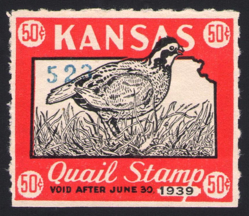 1938-39 Numbered White Feather Kansas Quail