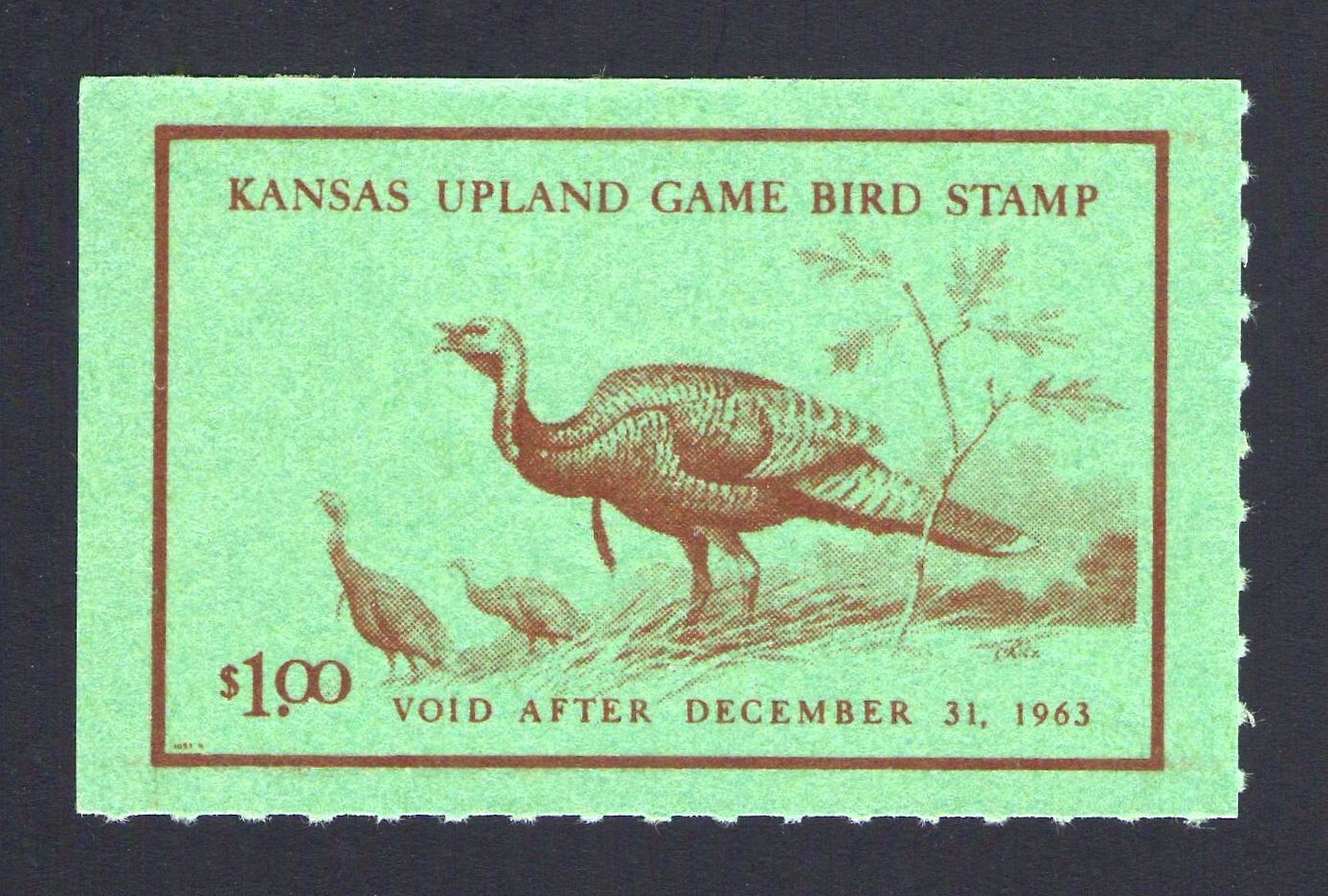 1963 Kansas Upland Missing Serial Number Error