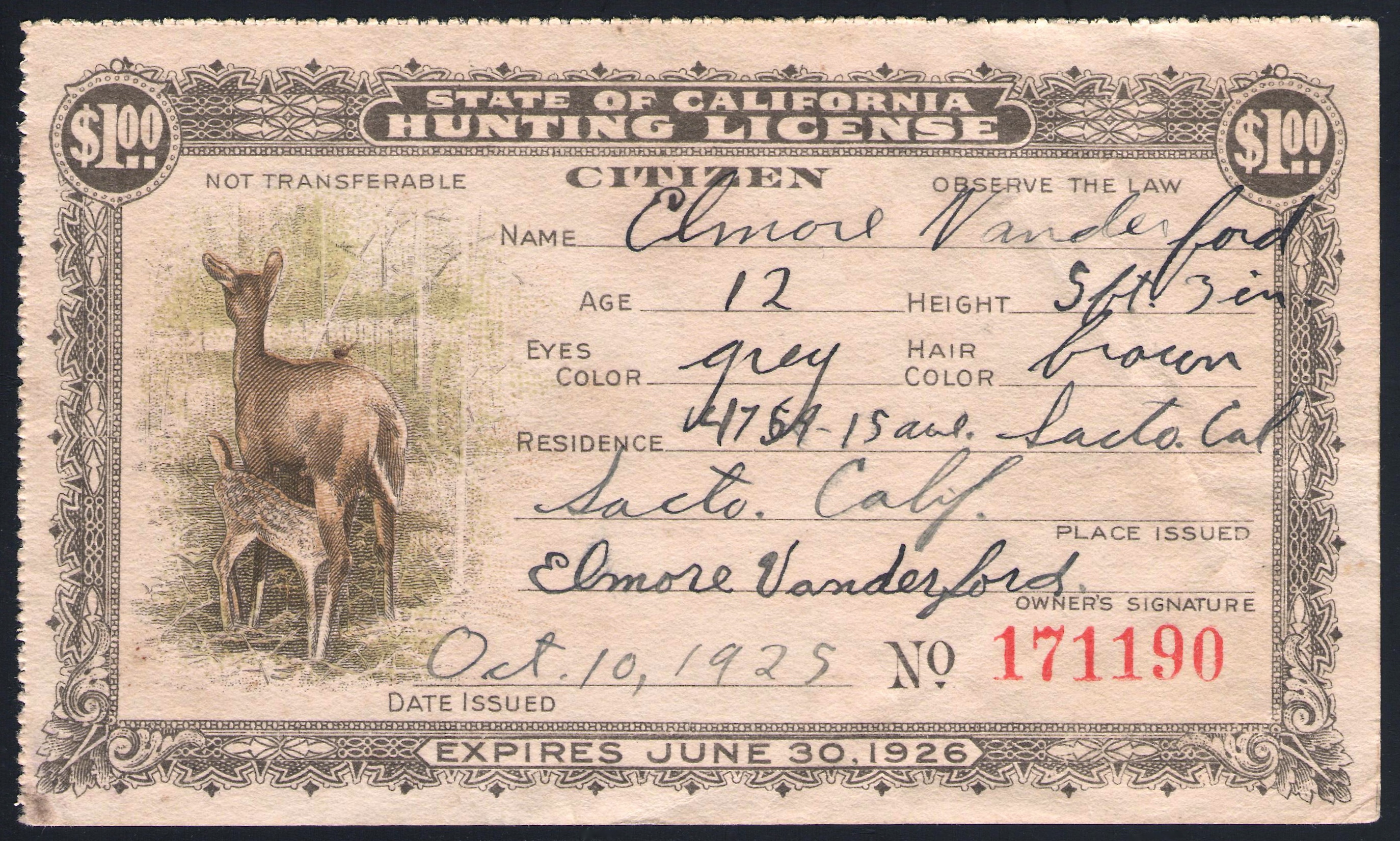 Tn Lifetime Hunting License - fa7frp8