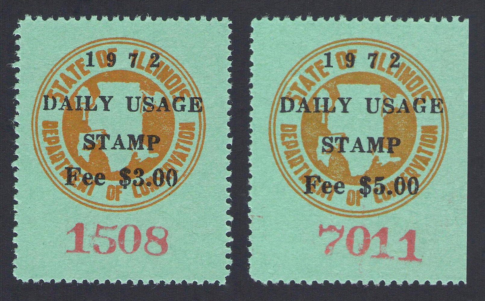 The Illinois Daily Usage Stamps Page 6 of 9 Waterfowl Stamps and More