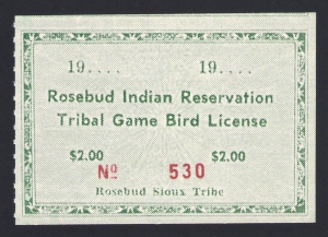 1959 Rosebud Game Bird