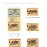 [P40] 1946 Virginia Bear-Deer Damage Stamps