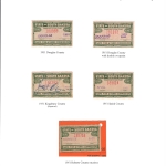 [P73] 1951 South Dakota Transportation Stamps