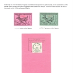 [P114] 1957 Virginia and Washington Stamps