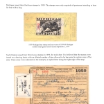 [P126] 1959 Michigan and Montana Stamps