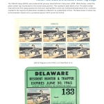 [F4;P9] RW31 Plate Block and Delaware Back Tag Usage