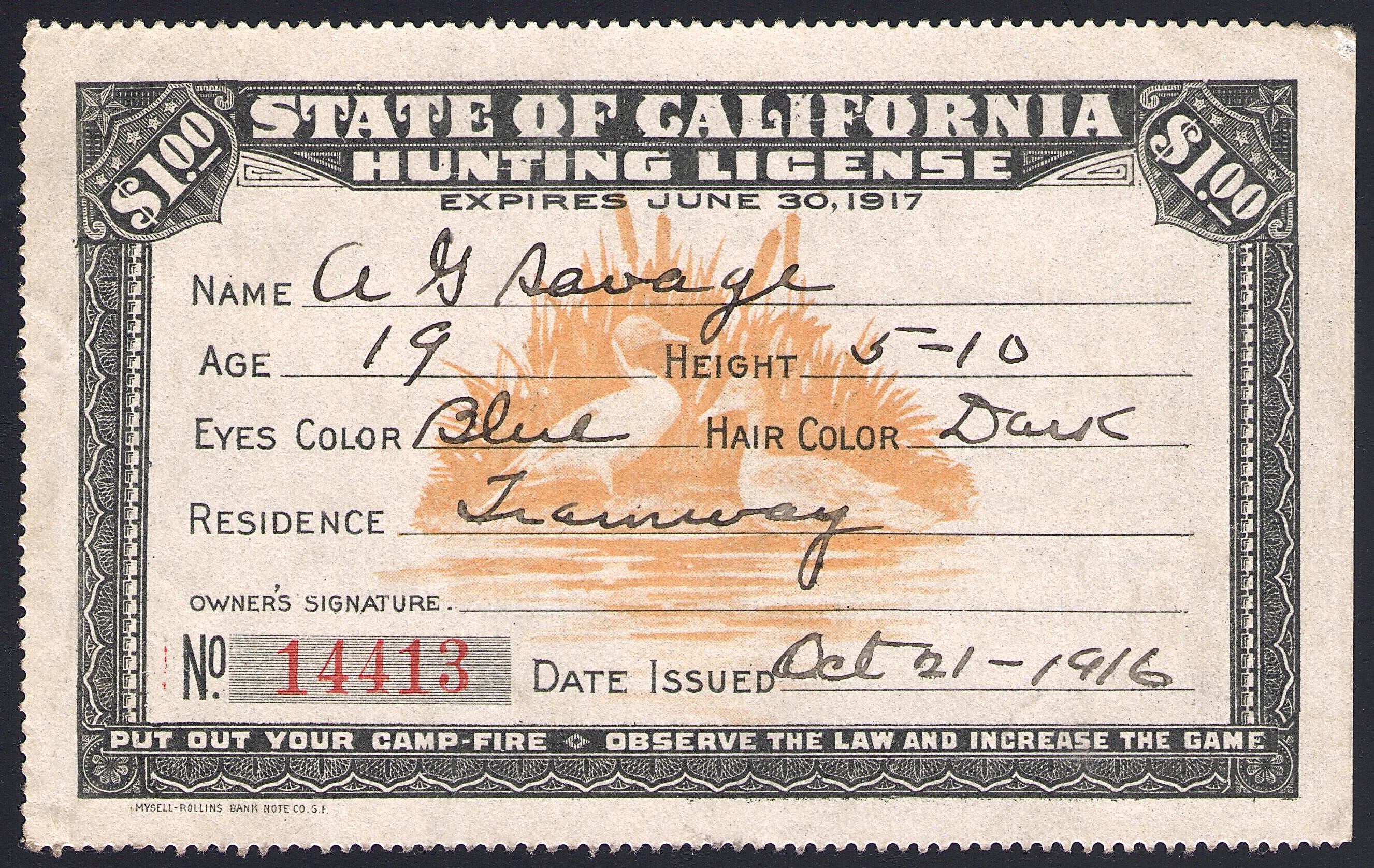 What Is A Hunting License Certificate at Otis Wilson blog