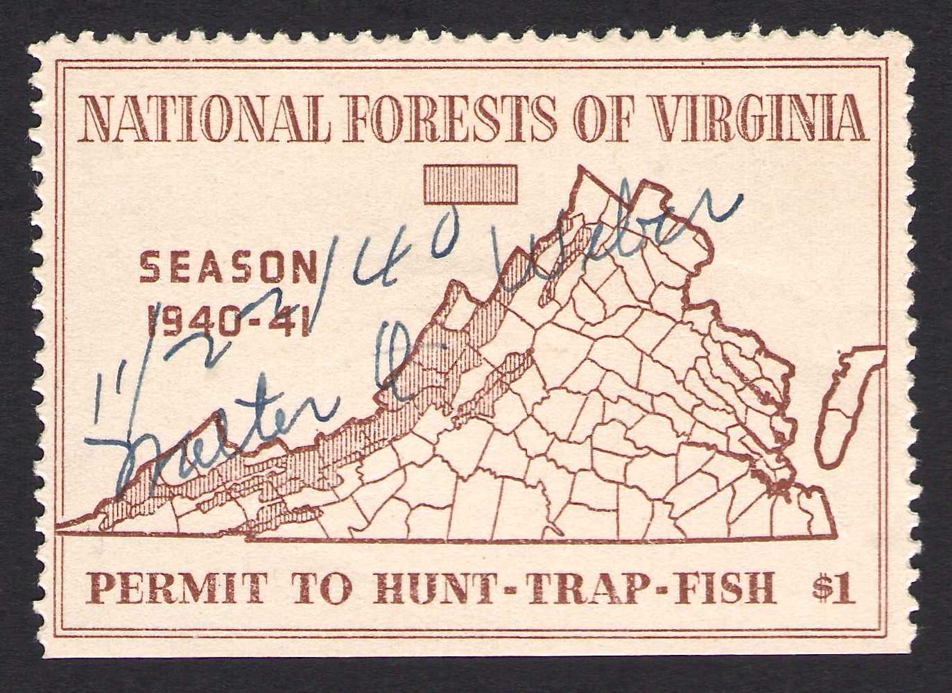 1940-41 National Forest Virginia