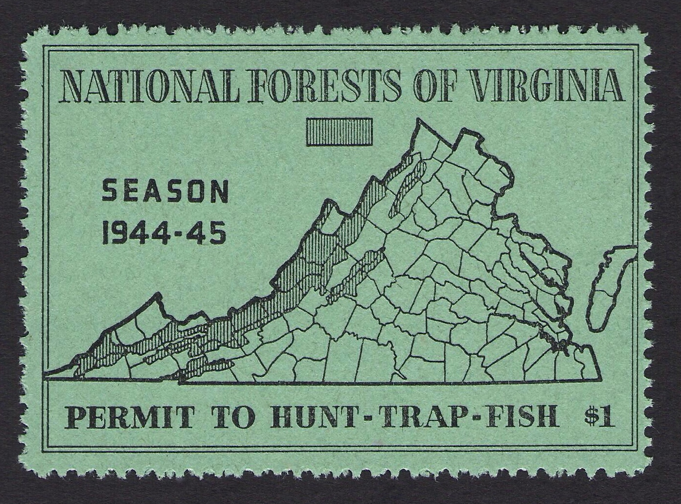Type II 1944-45 National Forest Virginia