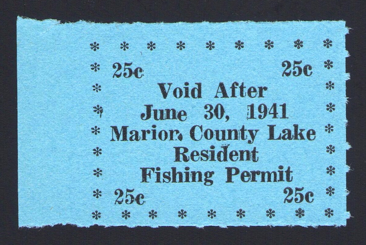 1940-41 Fishing Marion county, Kansas