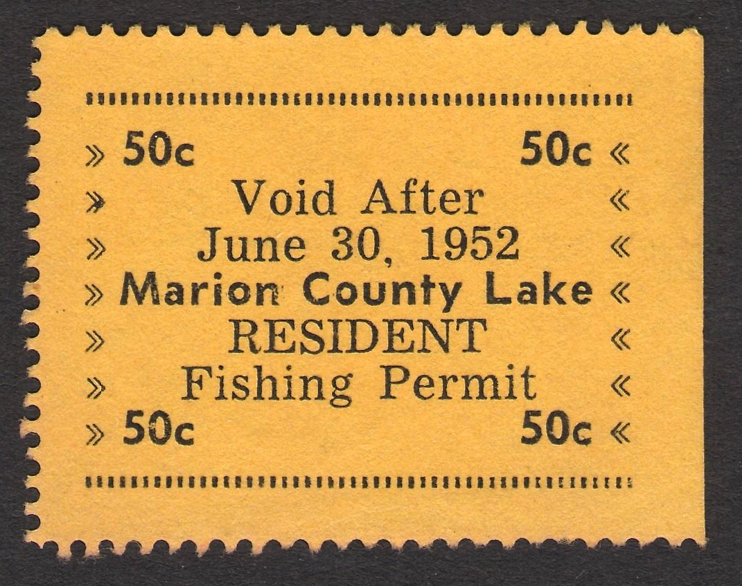 1951-52 Fishing Marion County, Kansas