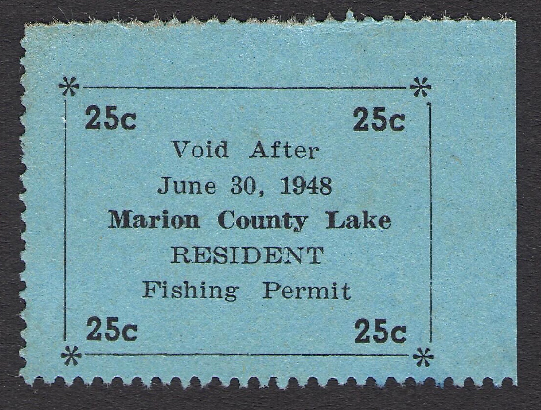 1947-48 Fishing Marion County, Kansas