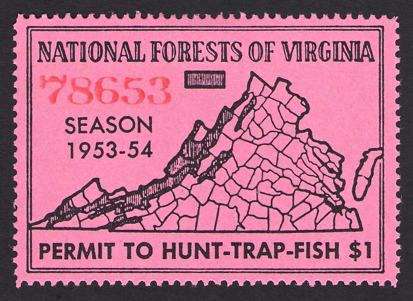 1953-54 National Forest Virginia