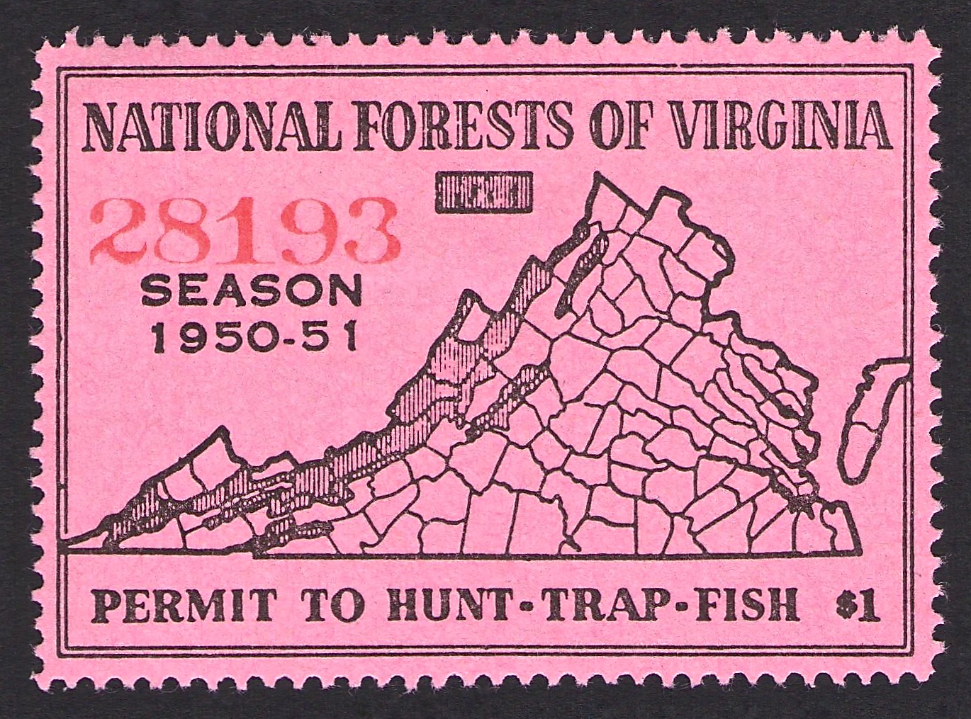 1950-51 National Forest Virginia