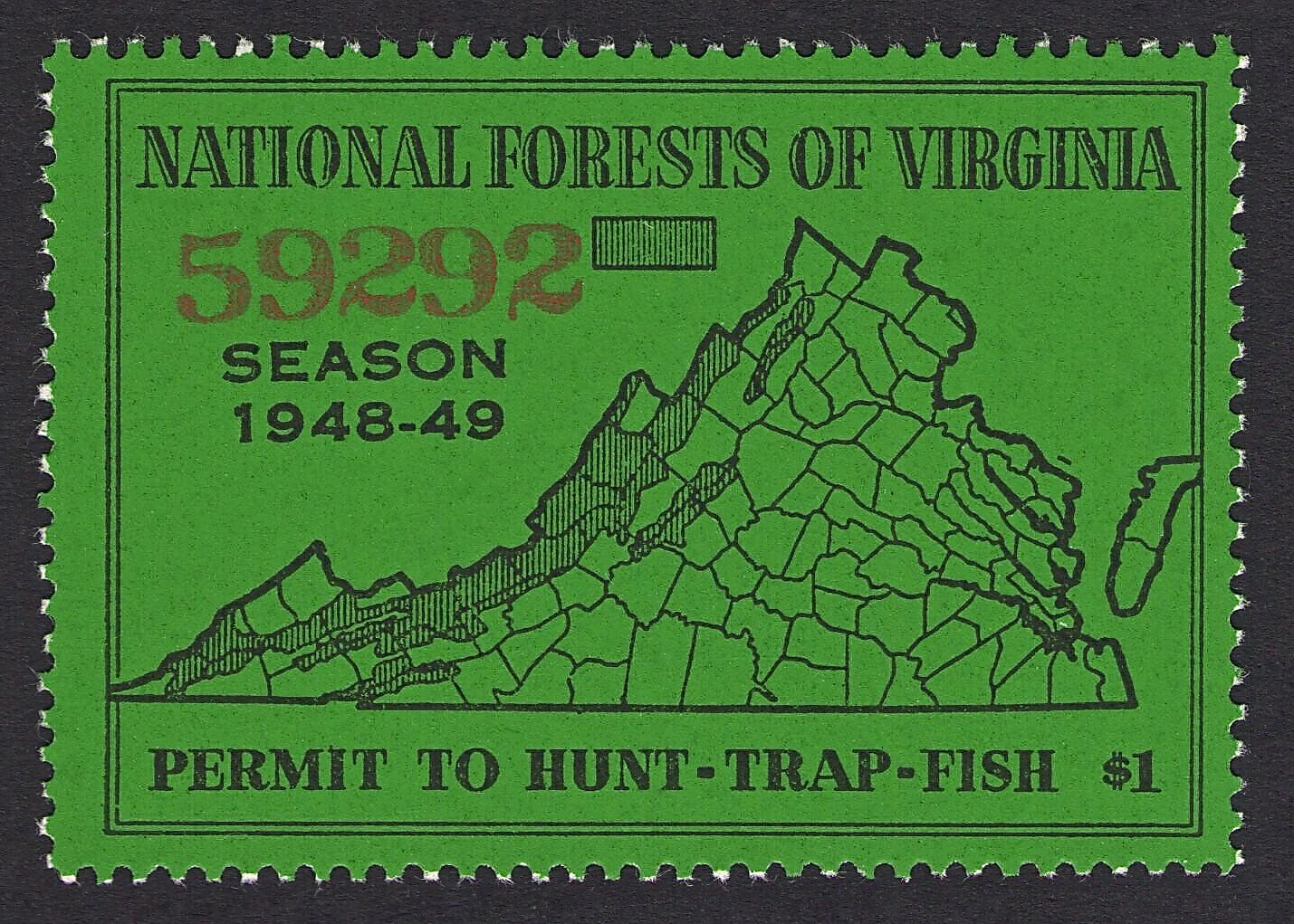 1948-49 National Forest Virginia