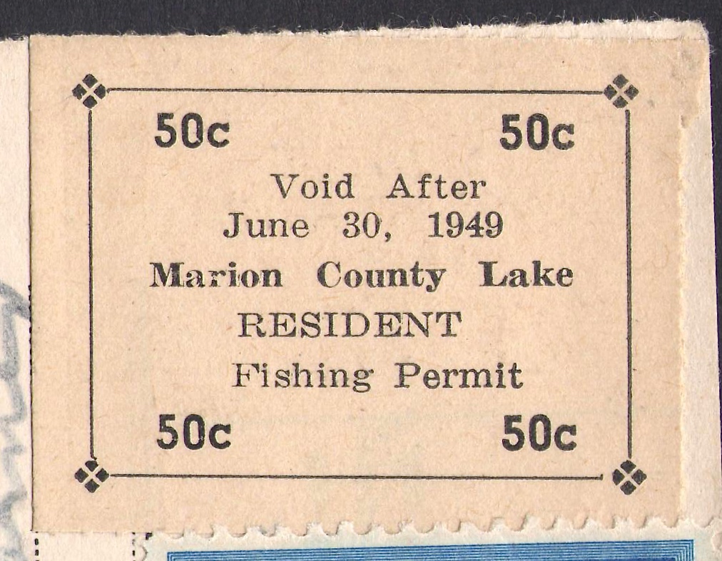 1948-49 Fishing Marion County, Kansas
