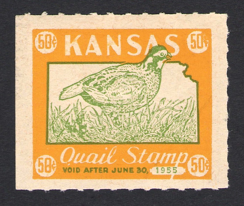 Color Variety 1954-55 Kansas Quail