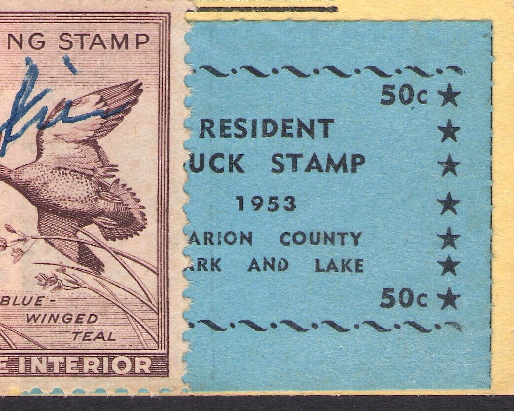 1953 Duck Marion County Kansas
