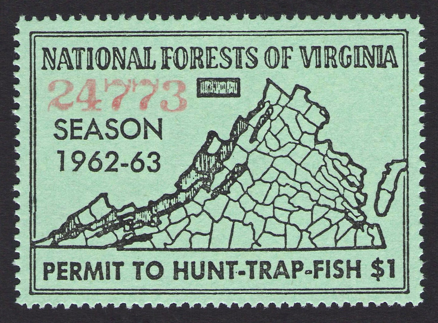1962-63 National Forest Virginia