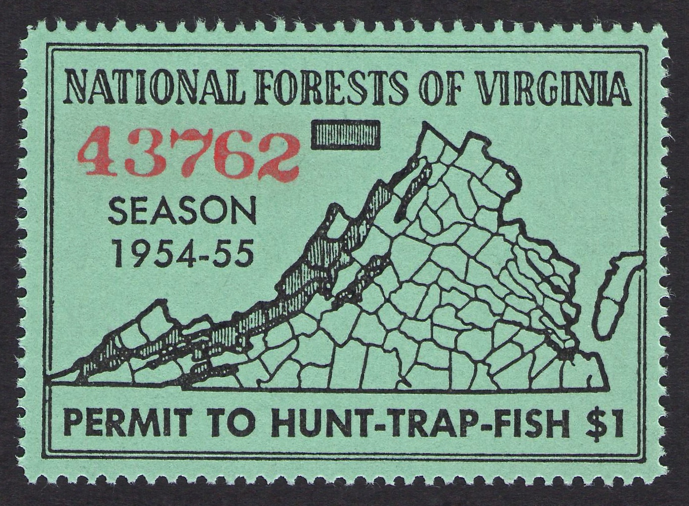 1954-55 National Forest Virginia