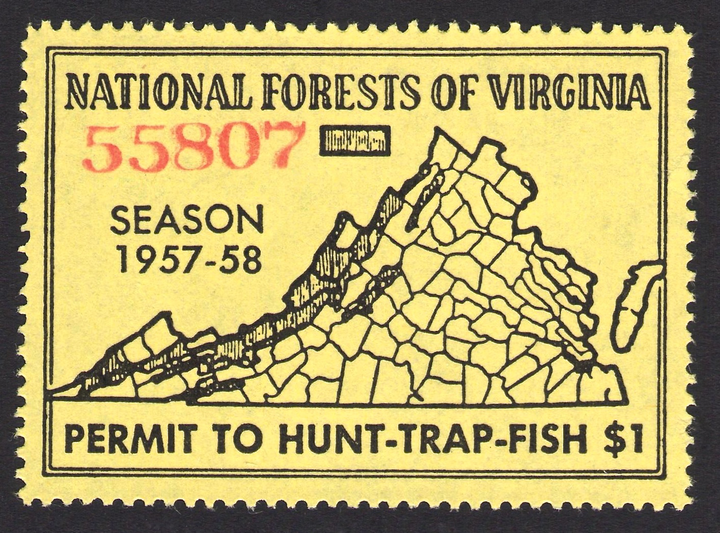 1957-58 National Forest Virginia