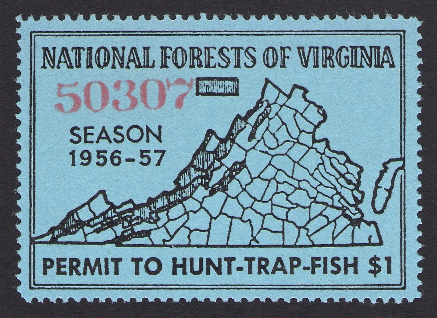 1956-57 National Forest Virginia
