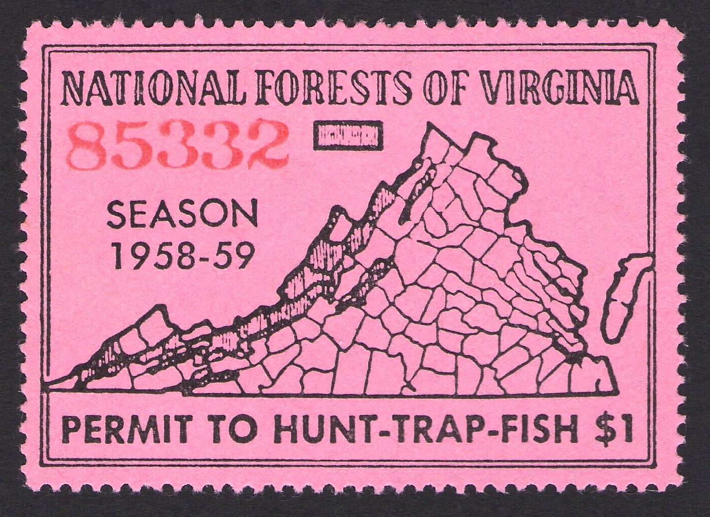 1958-59 National Forest Virginia