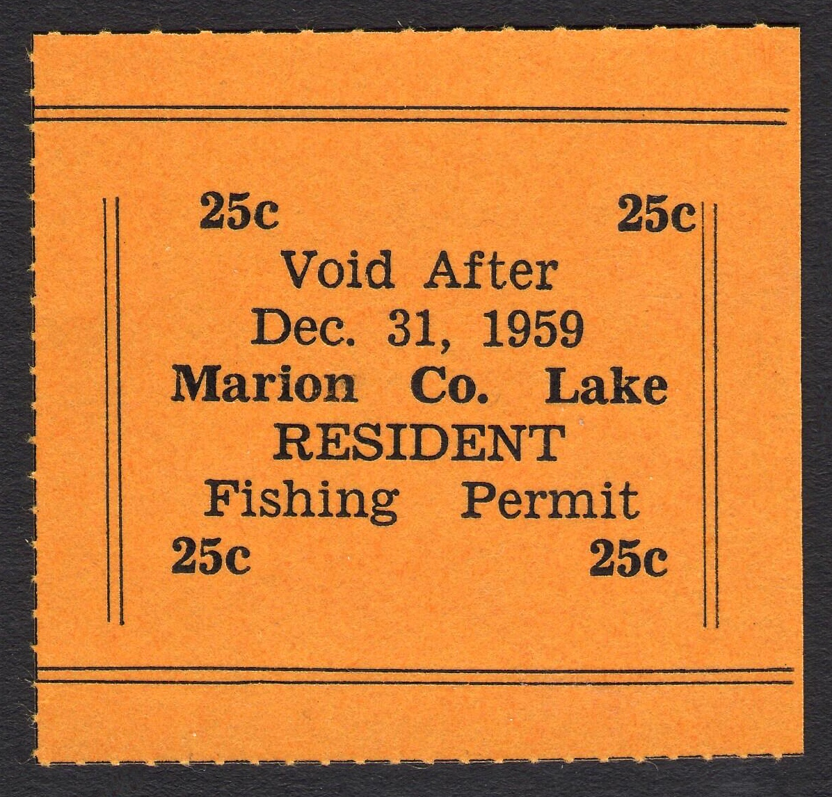 1959 Fishing Type II Marion County, Kansas
