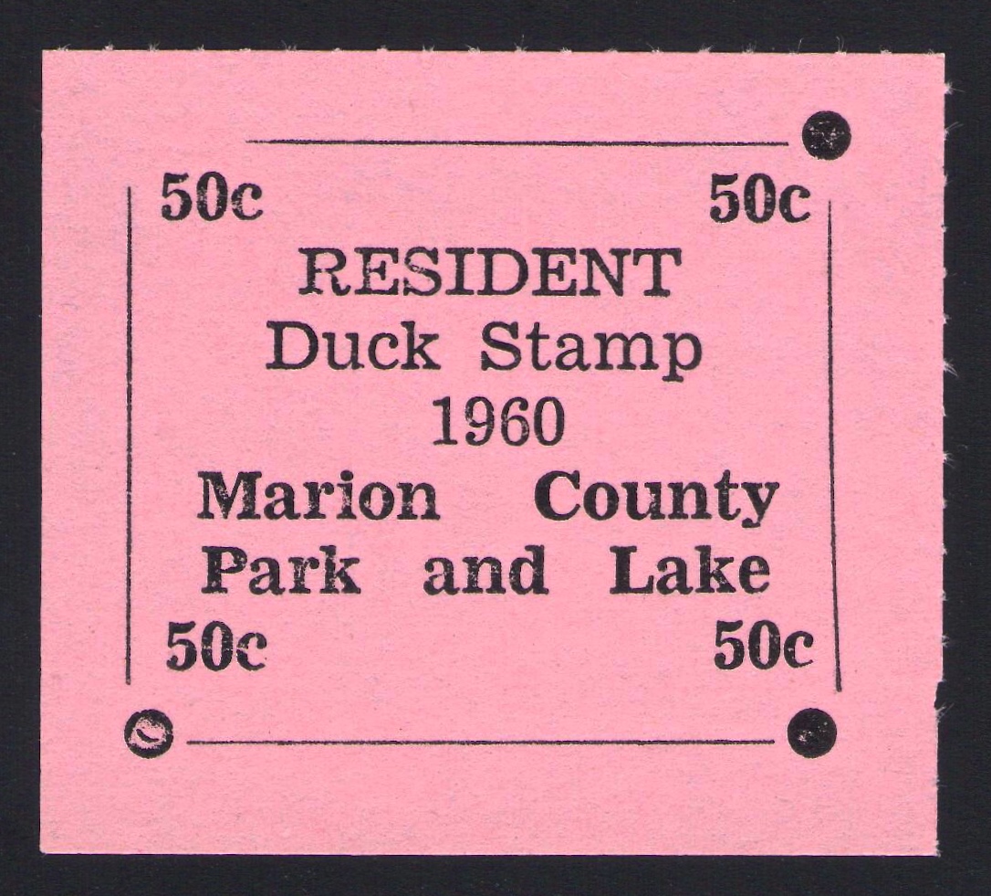 Missing Ball Error 1960 Duck Marion County, Kansas