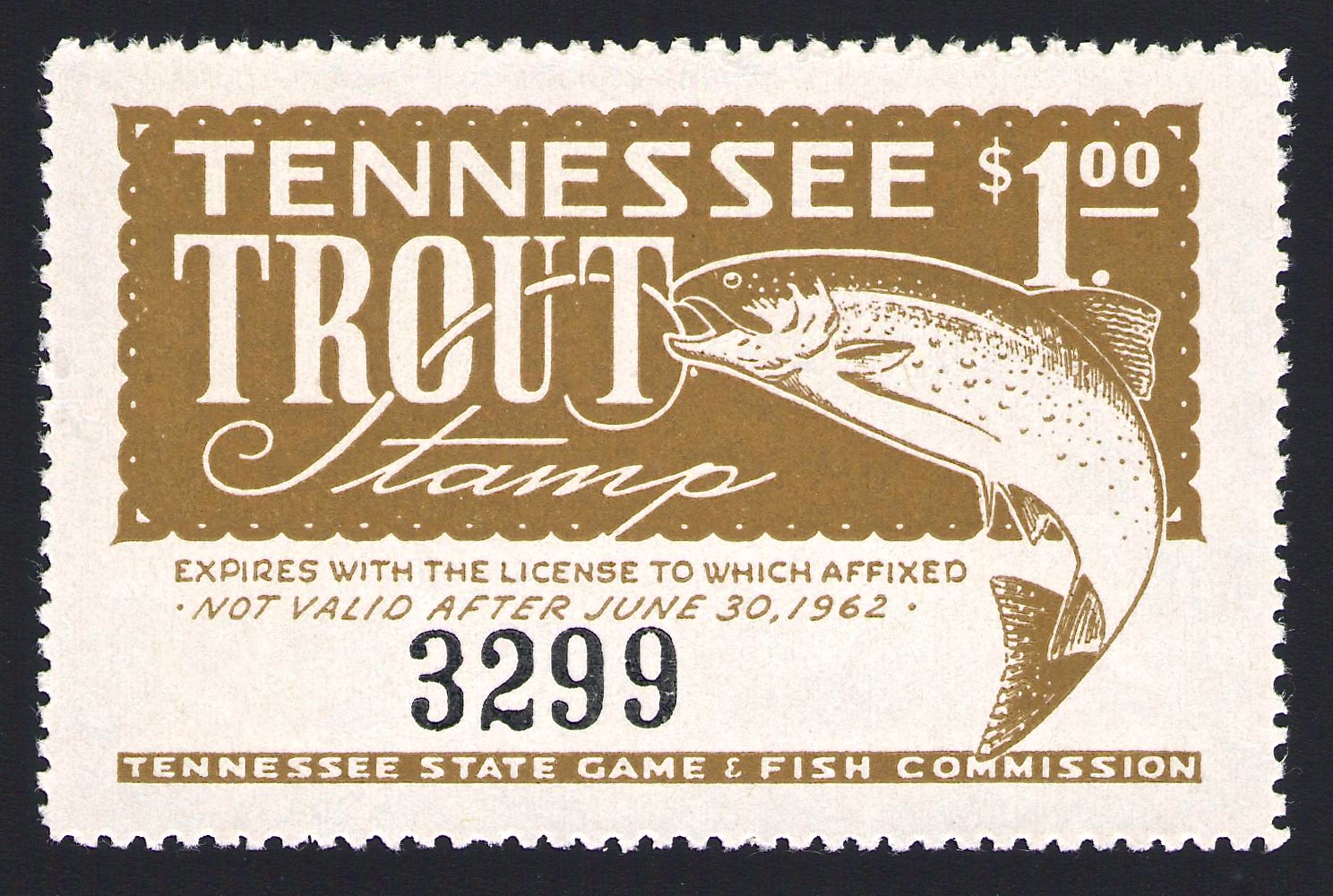 Tennessee Trout Stamps - Waterfowl Stamps and More