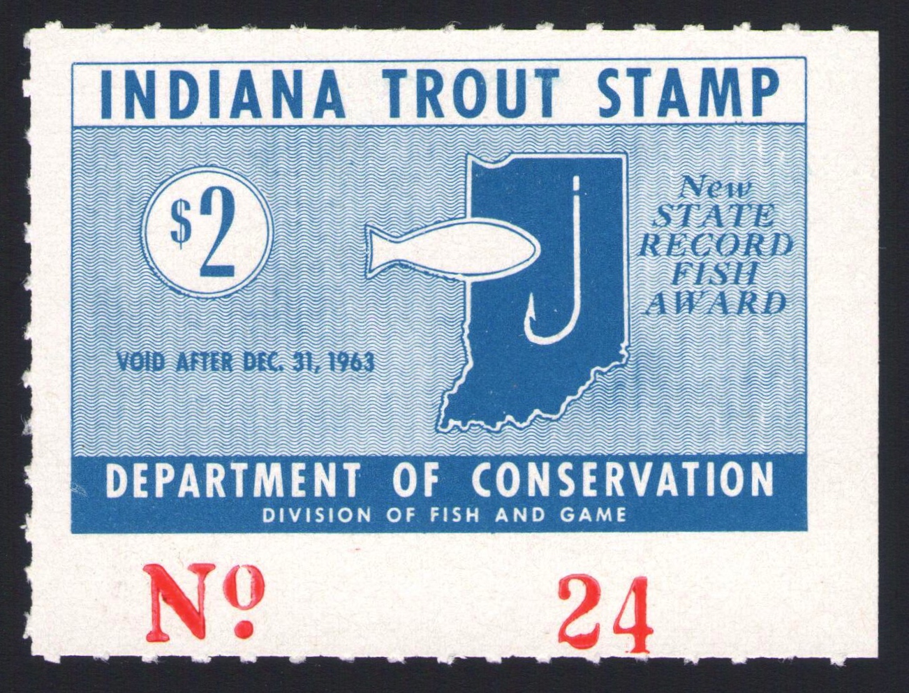 1963 Indiana Trout