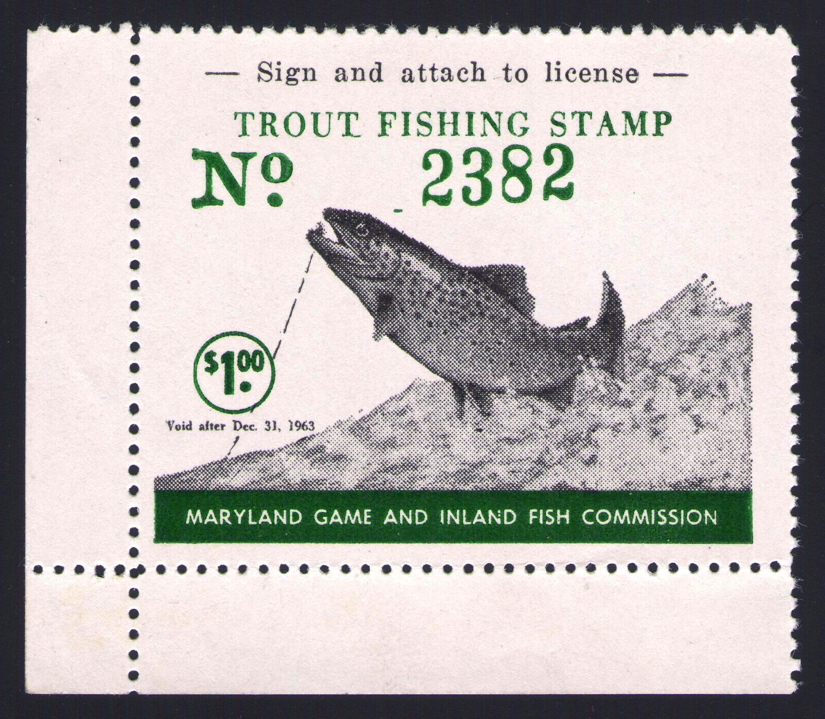 1963 Maryland Trout