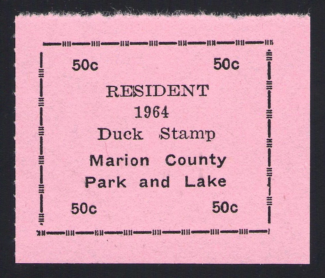  Lines Reversed Error 1964 Duck Marion County, Kansas
