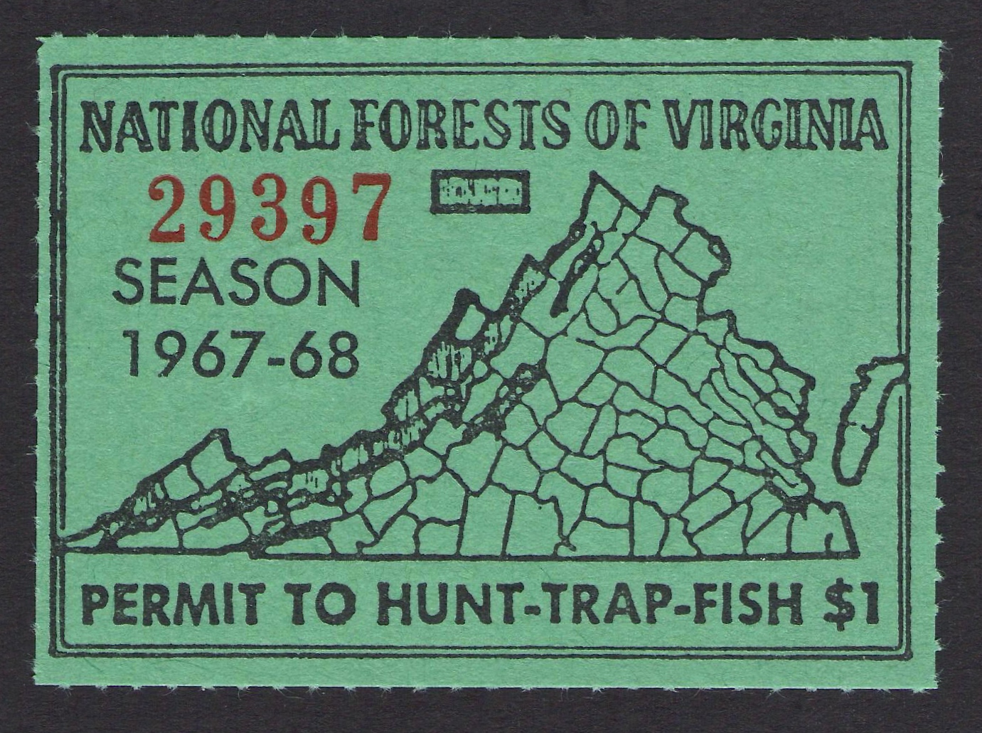 1967-68 National Forest Virginia