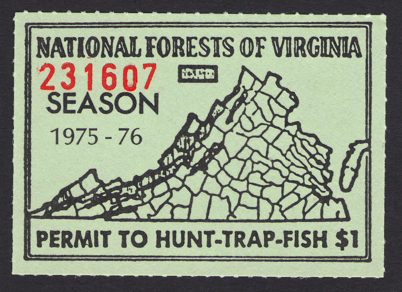 1975-76 National Forest Virginia