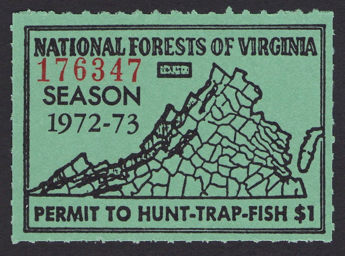 1972-73 National Forest Virginia