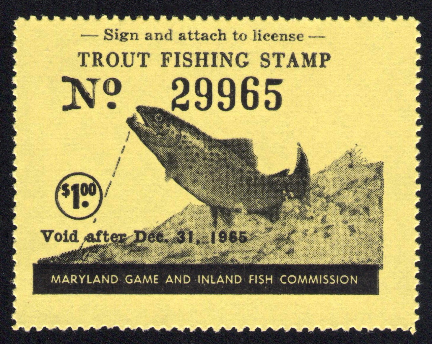 1965 Maryland Trout