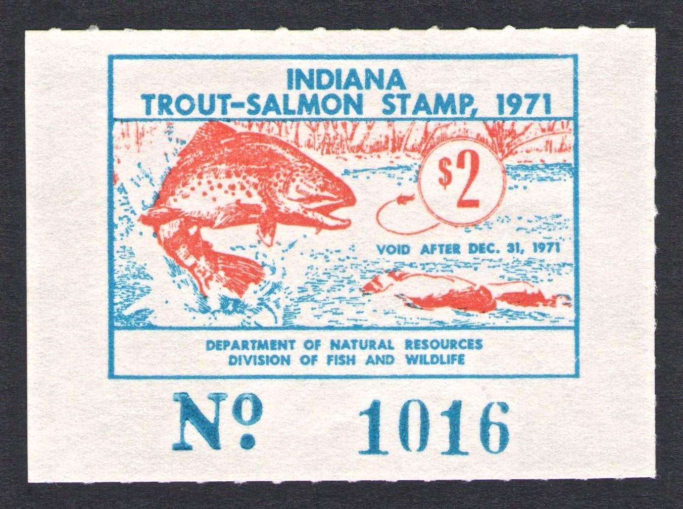 1971 Indiana Trout