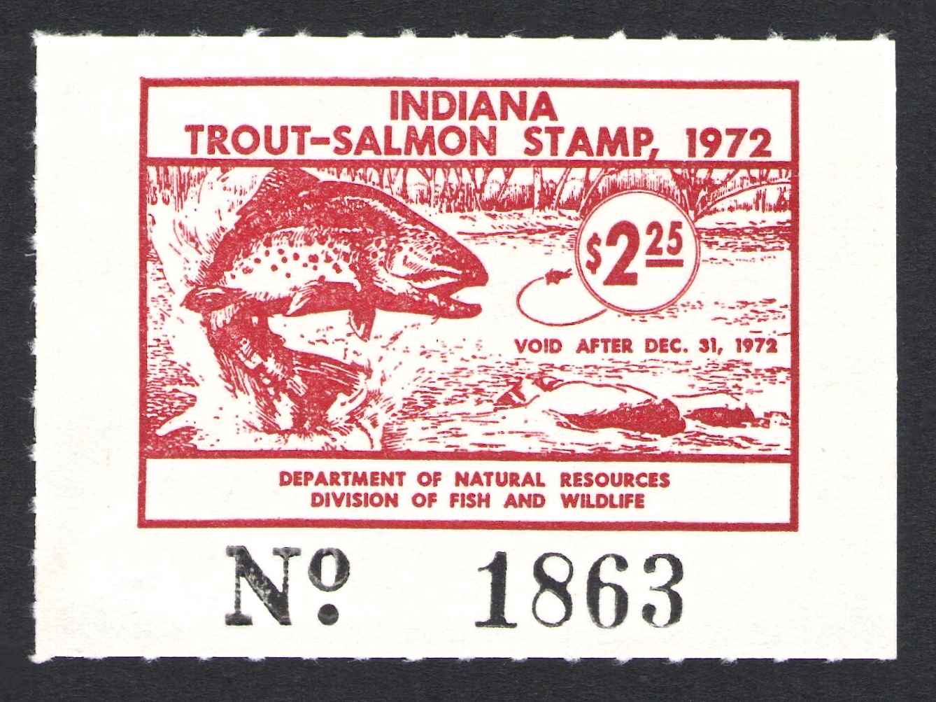 1972 Indiana Trout