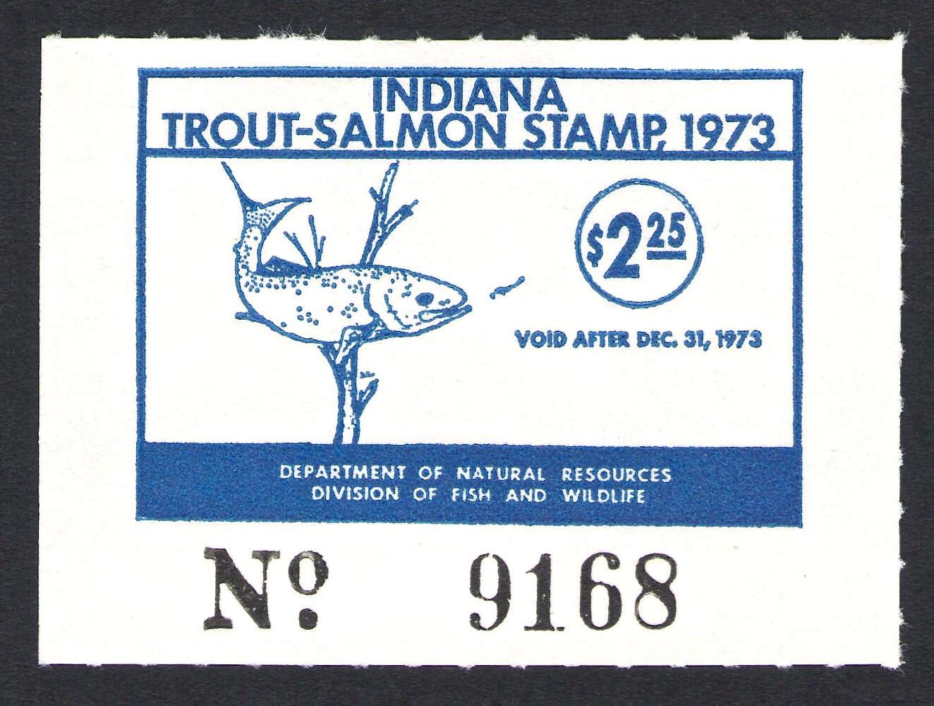 1973 Indiana Trout