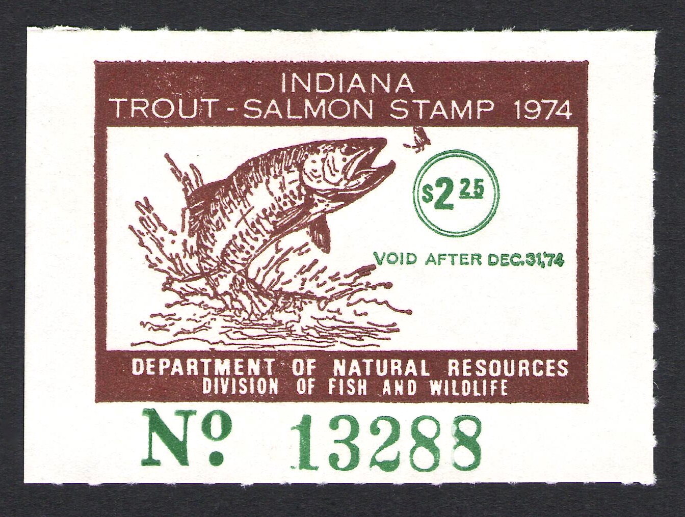 1974 Indiana Trout