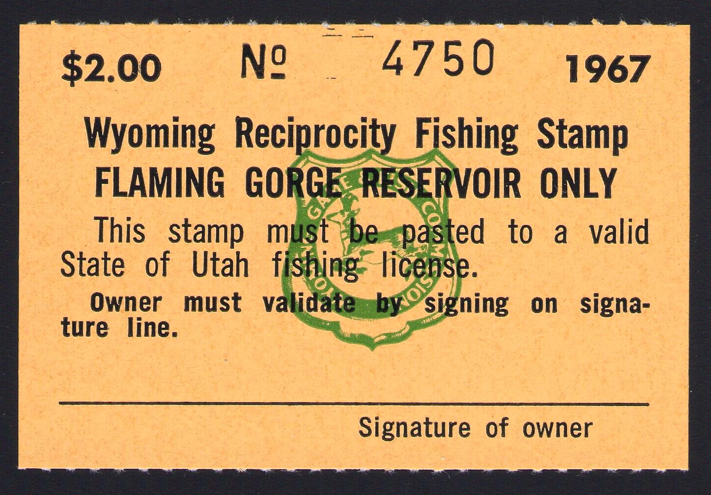 1967 Wyoming Flaming Gorge