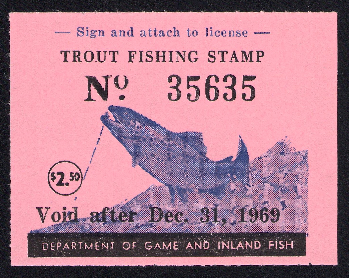 1969 Maryland Trout