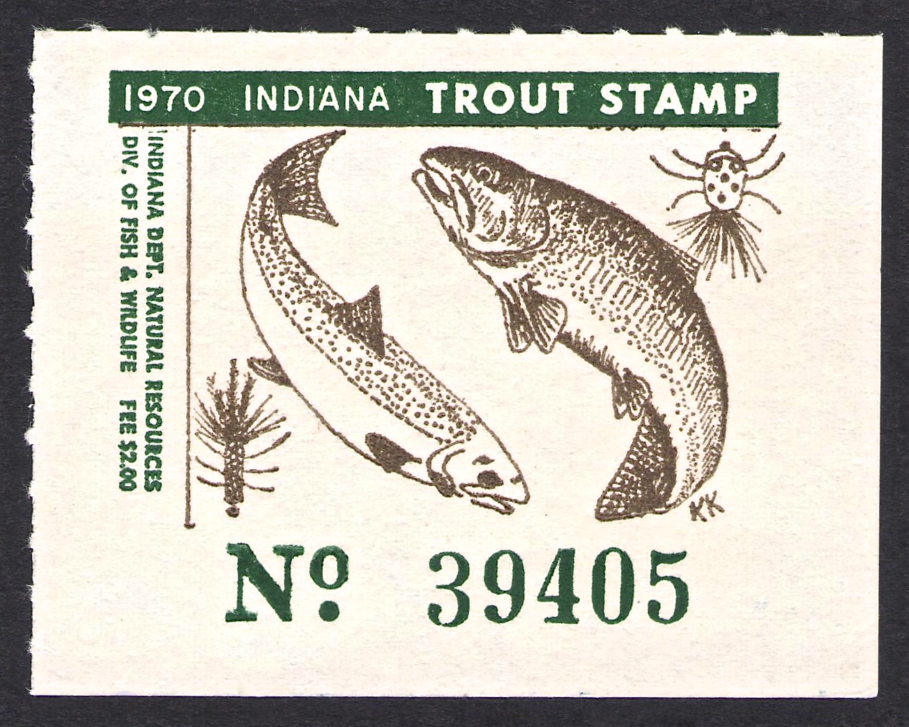 1970 Indiana Trout