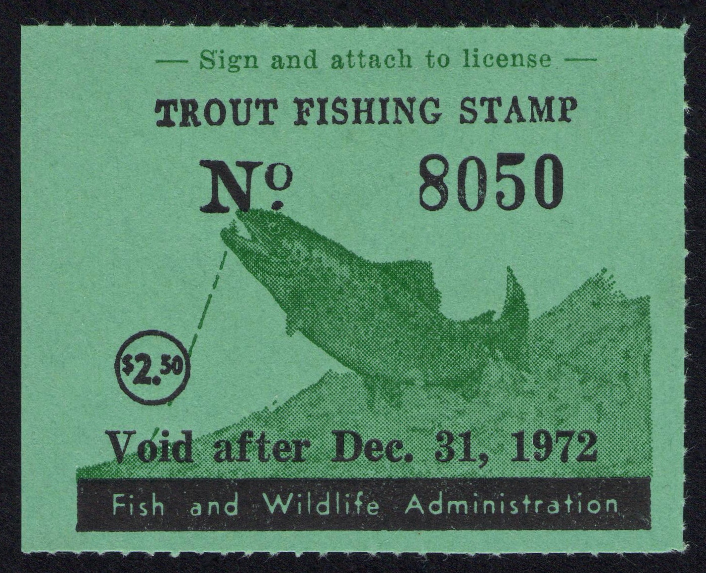 1972 Maryland Trout