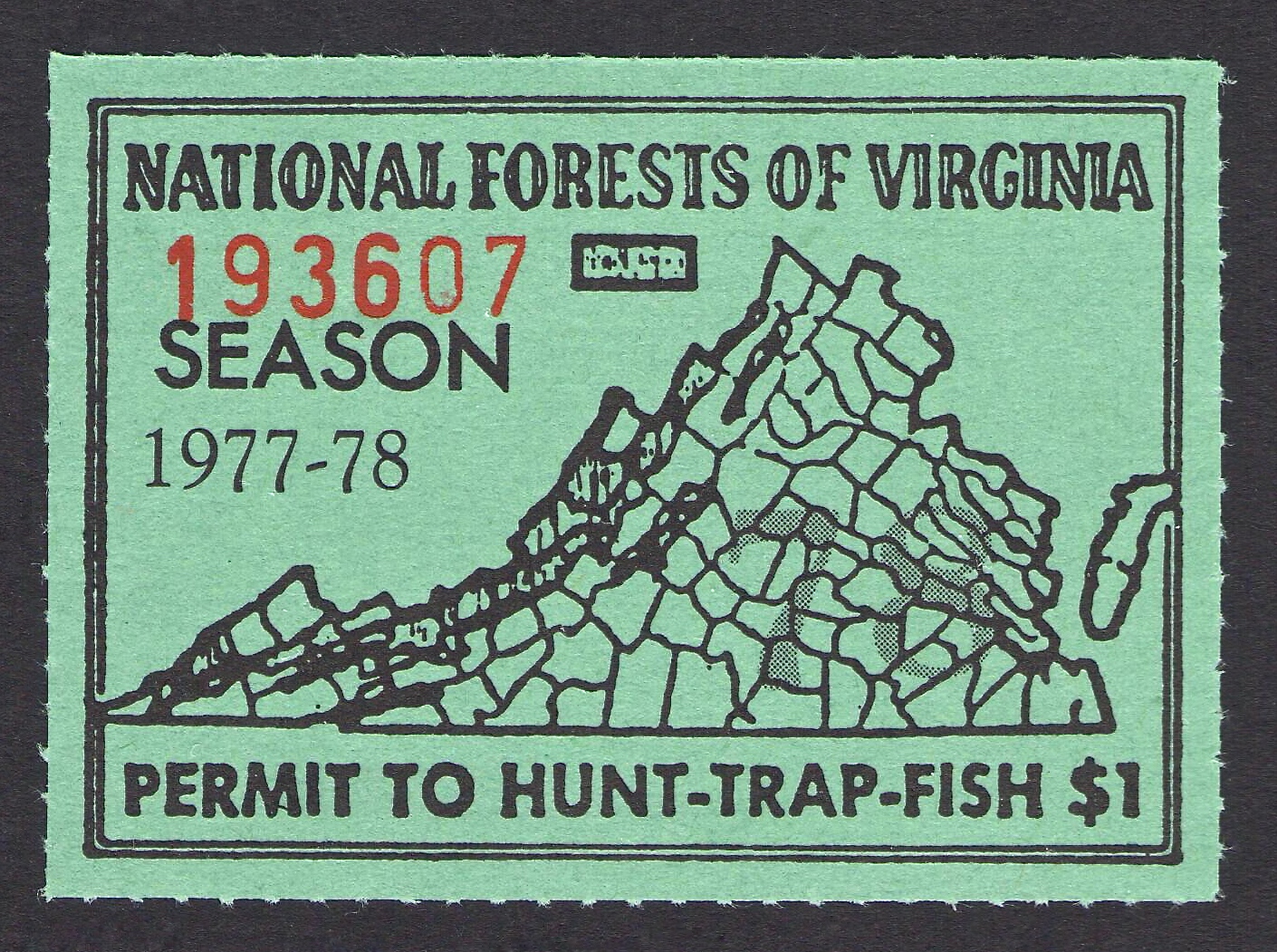 1977-78 National Forest Virginia