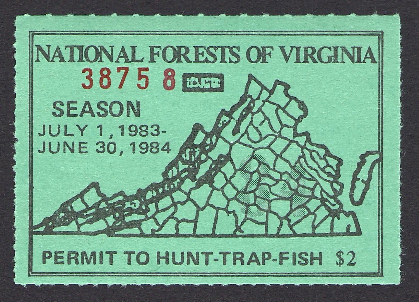 1983-84 National Forest Virginia