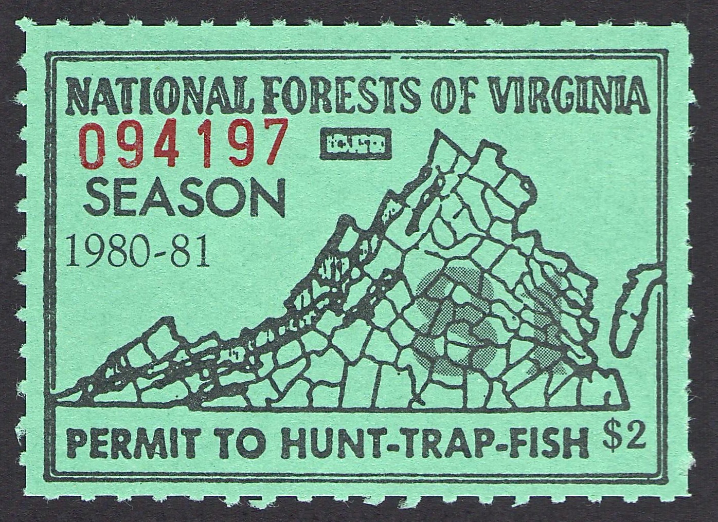 1980-81 National Forest Virginia