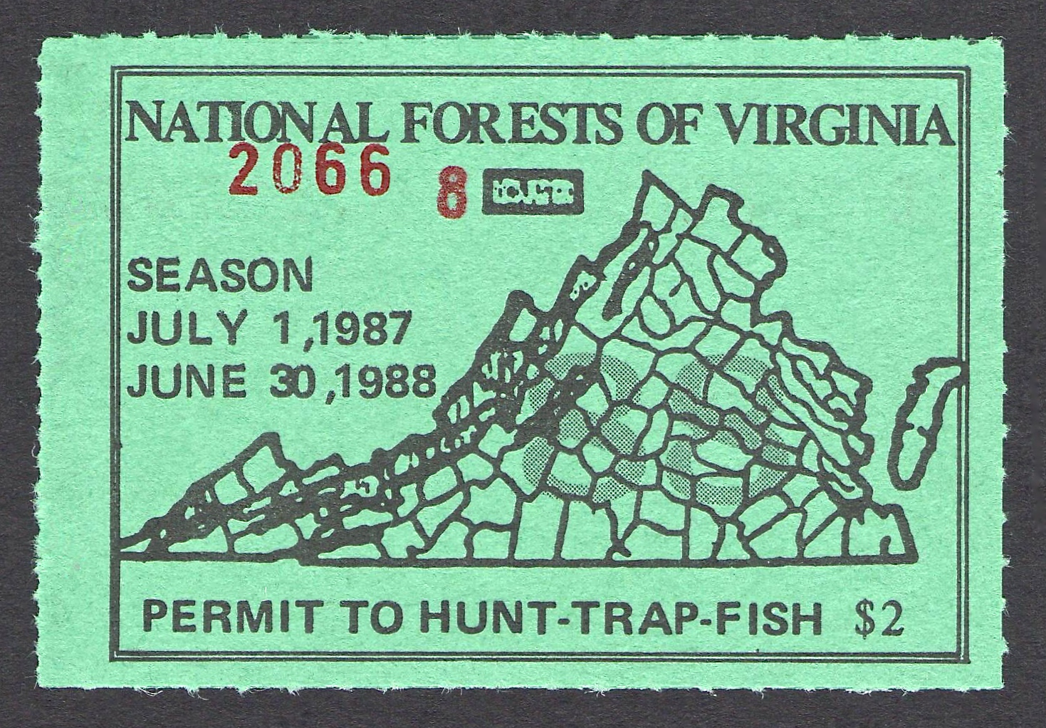 1987-88 National Forest Virginia