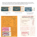 [P6] 1960-1961 California Fishing Stamps